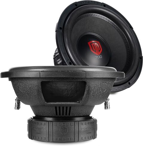 PRORECK 710 10-Inch Car Subwoofer, 2400W Peak / 800W RMS, Dual 2-Ohm Voice Coil, Black, Paper Cone, Passive, for Car Audio(1pc) in Kuwait