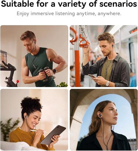 1MORE P20 in-Ear Earphones with Cable, USB C Wired Ear Buds, Hi-Res Audio, Sound Isolation, Mic Mute Fuction, Microphone and Volume Controller in Saudi Arabia