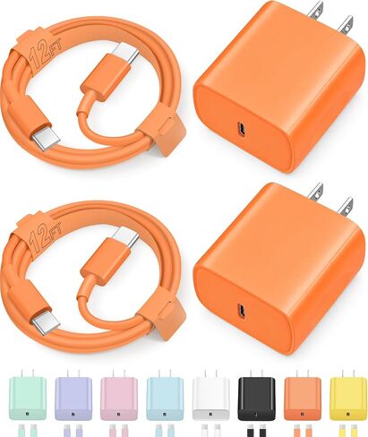 iPhone 17 16 15 Charger Fast Charging Type C Chargers USB C Charger Block in Kuwait