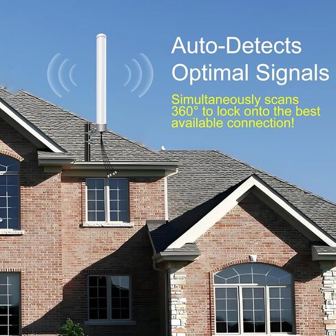 5G 4G LTE 4x4 MIMO External Wide-Band Antenna High Gain Outdoor Omni Antenna for Cellular Hotspot Router Gateway Compatible with Verizon, AT&T T-Mobile Home Internet in Saudi Arabia