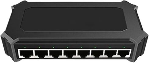5/8-Port Ethernet Gigabit 1000Mbps Hub RJ45(8Port Gigabit Black) in Saudi Arabia