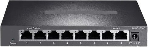8-Port Gigabit 1000Mbps Ethernet Network Hub TL-SG1008D in Saudi Arabia