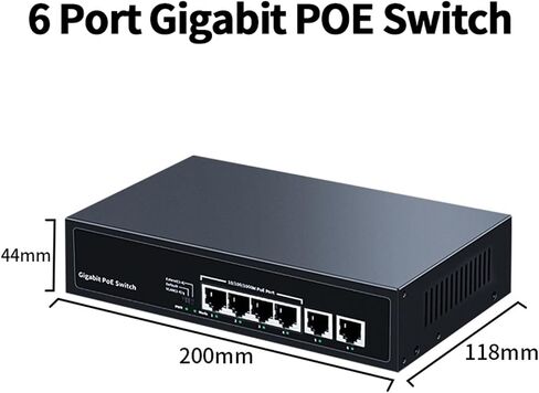 6-Port Gigabit POE 1000Mbps Network Hub in Saudi Arabia