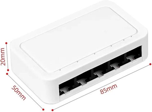 10/100/1000Mbps Gigabit Network 5-Port RJ45 Hub in Saudi Arabia