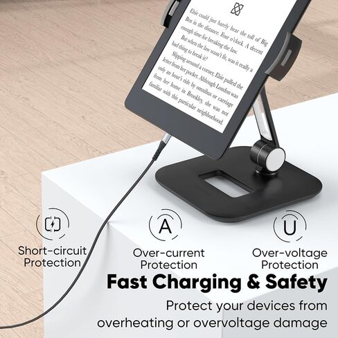 FEMORO Micro USB Cable 6ft 480Mbps Data Transfer & 12W Charging, USB A to MicroUSB 2.0 Cord for Old Kindle Android Smartphone Tablet PS4 Raspberry Pi 3 and More in Saudi Arabia