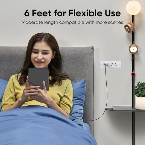 FEMORO Micro USB Cable 6ft 480Mbps Data Transfer & 12W Charging, USB A to MicroUSB 2.0 Cord for Old Kindle Android Smartphone Tablet PS4 Raspberry Pi 3 and More in Saudi Arabia