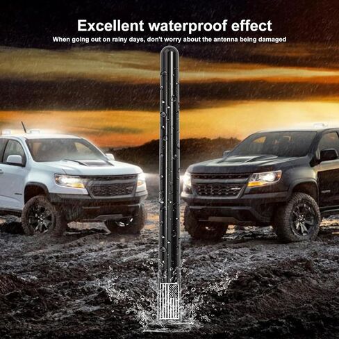 American Flag Car Truck Short Antenna 7“ with Tire Valve Caps for GMC Sierra Dodge Ram Chevy Silverado 1500 2500 3500 Avalanche Ford F150 F250 F350 Super Duty Raptor Bronco, Car Accessories (Black) in Kuwait