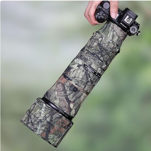 Chasing Birds Waterproof Lens Coat for Nikon Z 180-600mm F/5.6-6.3 VR Lens Camouflage Rain Cover (SSMC) in Saudi Arabia