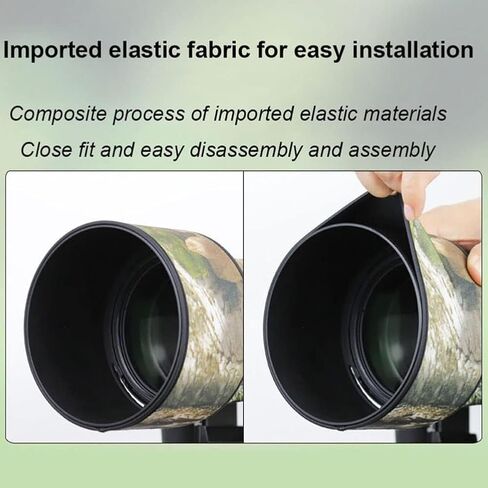 Chasing Birds Waterproof Lens Coat for Nikon Z 180-600mm F/5.6-6.3 VR Lens Camouflage Rain Cover (SSMC) in Saudi Arabia