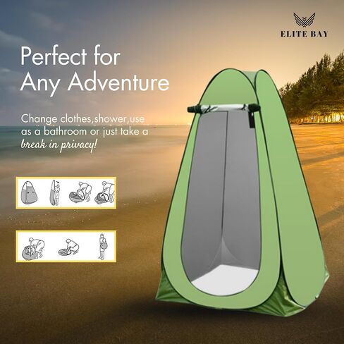 Camping Tent Green Waterproof 1-2 Persons in Kuwait