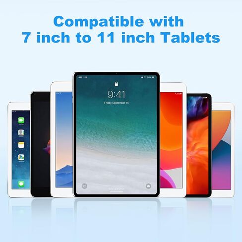 Car Headrest Mount Silicon Holder, Universal Tablet Holder in Back Seats, Car Mount Angle-Adjustable Car Headrest Holders Fits All 7-12.9 inch Tablets/Game Machines¡­ in Kuwait