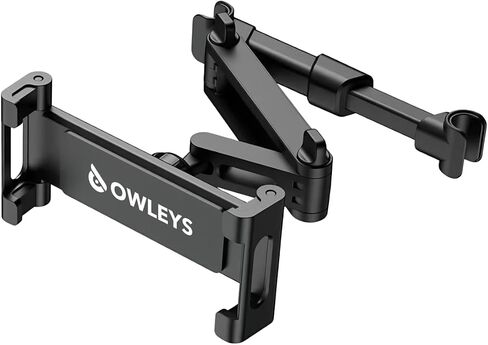 Owleys Tablet Holder for Car Headrest - Car Accessories for Kids - iPad Holder for Car Backseat - Adjustable Tablet Stand - Kids Road Trip Essentials - for iPad Air Pro Mini Galaxy 1pc in Kuwait