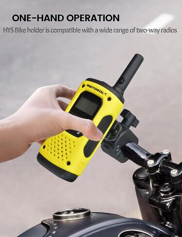 HYS Heavy-Duty Walkie Talkie Mount - Handheld Ham Radio Clamp Holder in Kuwait
