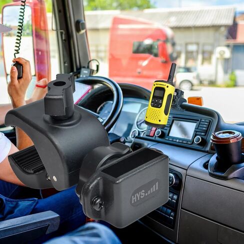 HYS Heavy-Duty Walkie Talkie Mount - Handheld Ham Radio Clamp Holder in Kuwait