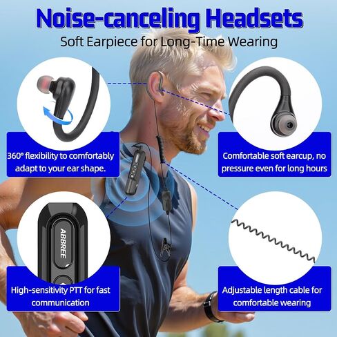 Super Mini Walkie Talkies Pro with Earpiece,8 Way Multi Unit Charger Rechargeable Business Small Two Way Radios Communication Device Set for Baseball,Pitch,Restaurant,Hotel,Team Events,8 Pack in Kuwait