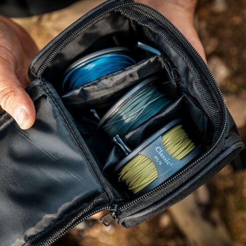 Snowbee Classic 2 Cassette Fly Reel #5/6 with Loaded Fly Lines – Pre‑Spooled Fly Reel Kit with Floating, Intermediate & Fast‑Sink Lines, Backing & Carry Bag for Freshwater Fly Fishing in Saudi Arabia