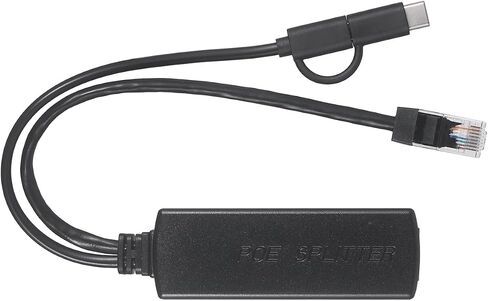 Gigabit PoE Splitter with Micro-USB and Type-C,5V/3A Max, Comply IEEE 802.3af/at, 10/100/1000Mbps, Plug and Play for IP Camera (PD3011G) in Kuwait