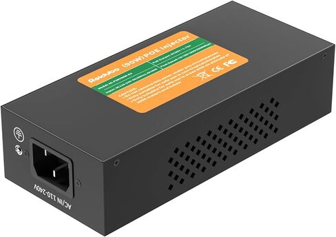 2.5Gb PoE Injector Adapter 90W, IEEE 802.3bt/at/af Compliant, Converts Non-PoE to PoE Network, 100/1000/2500Mbps RJ45, Up to 328 ft, Plug & Play in Kuwait