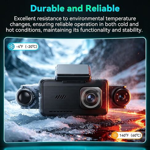 4 Channel 360° Dash Cam Front and Rear, 5'' IPS Large Screen, 4K+1080P*3 in Saudi Arabia