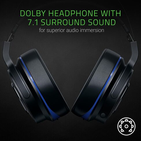 Razer Thresher Stereo Headset for PC,PS4, PS5: Lag-Free Wireless Connection - Retractable Digital Microphone - Custom Sound Control Dials - 16-Hour Battery Life in Saudi Arabia