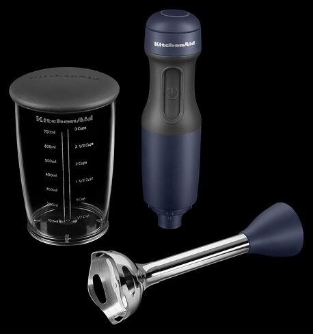 KitchenAid BPA-Free KHB1231IB 2-Speed Hand Blender, Ink Blue in Saudi Arabia