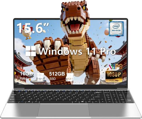 2026 Premium 15.6" FHD Business Laptop Computer, 16GB RAM 512GB SSD, Core i5(up to 2.8Ghz), Windows 11 Pro, Backlit Keyboard, Numeric Keypad, Slim Student Notebook PC in Saudi Arabia