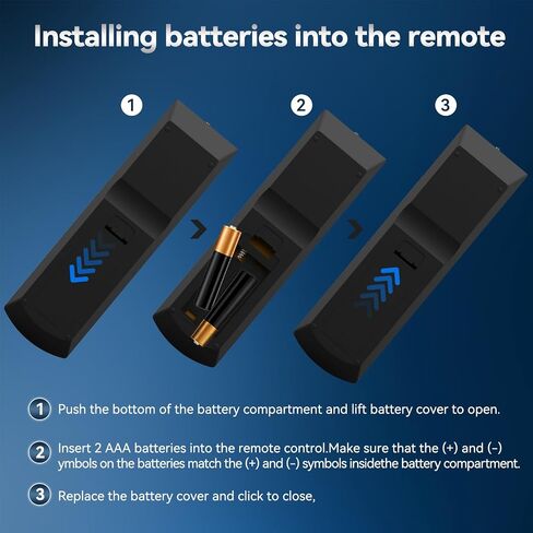 New Replacement Insignia TV Remote Control NS-RC4NA-18 for All Insignia TVs, No Programming Required in Saudi Arabia