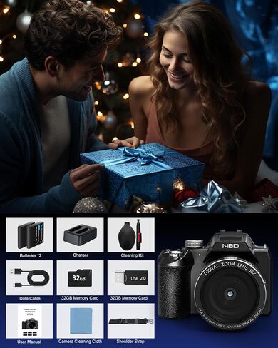 64MP 8K Cameras for Photography with Flip Screen & Hot Shoe，Black in Saudi Arabia