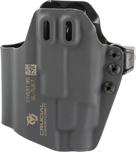 Crucial Concealment® - Universal Ambidextrous Light Holster | Concealment Holster with Light | Adjustable Retention | IWB Holster Clip in Kuwait