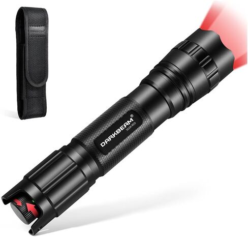 DARKBEAM Red Light LED Flashlight Dimmable for Night Astronomy Rechargeable in Kuwait