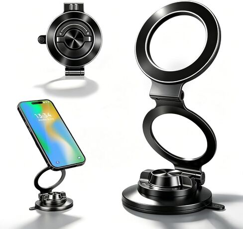 Ogunuoki Vacuum Magnetic Car Phone Holder Compatible with iPhone & Android in Kuwait