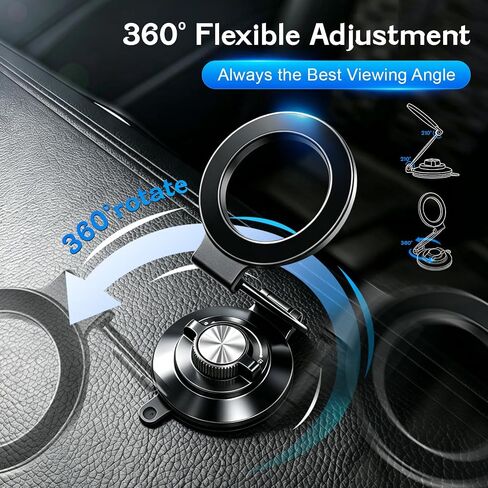 Ogunuoki Vacuum Magnetic Car Phone Holder Compatible with iPhone & Android in Kuwait