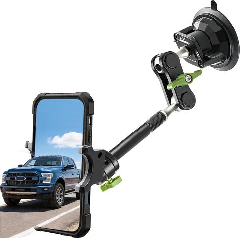 Semi Truck Phone Mount for Drivers, 360° Anti-Shake with Extension Rod in Kuwait
