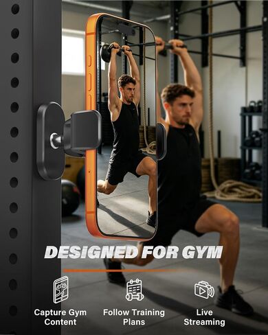 APPS2Car Magnetic Phone Holder for Gym, Gym Essential for Workout Recording in Kuwait