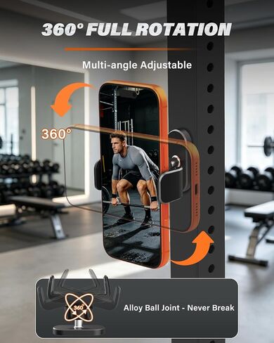 APPS2Car Magnetic Phone Holder for Gym, Gym Essential for Workout Recording in Kuwait