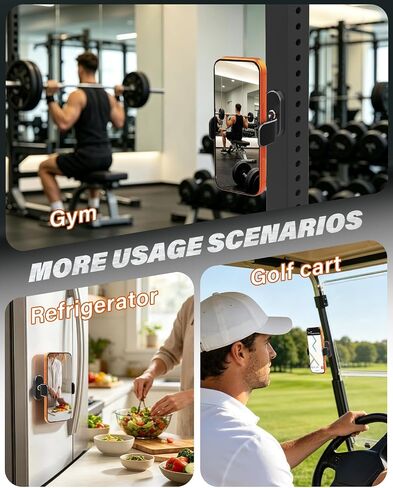APPS2Car Magnetic Phone Holder for Gym, Gym Essential for Workout Recording in Kuwait