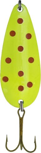 Sierra Spec Spoon Lure, Chartreuse/Red Dot Cd, 7/8-Ounce in Kuwait
