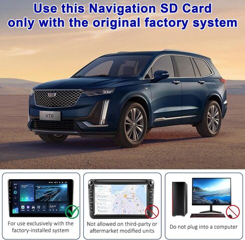 2026 Navigation SD Card for USA/Canada/Mexico, Latest GM Navigation Map Compatible with Buick Cadillac Chevrolet GMC 2019-2024, GPS SD Card Part 8571 3512 ﻿ in Kuwait