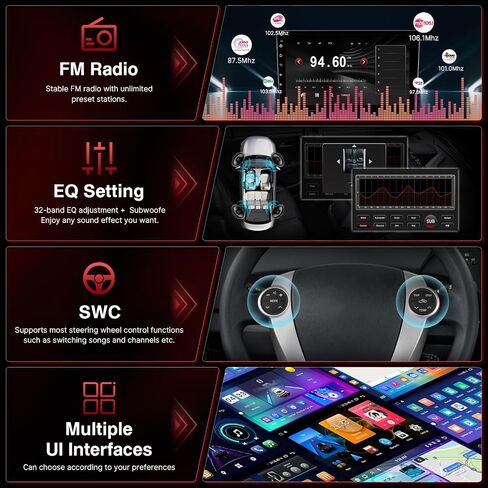 Car Radio for Toyota Prius 2010 2011 2012 2013 2014 2015, for JBL in Kuwait
