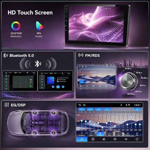 Inefala Car Radio for Honda Accord 8th 2008-2013 with Carplay Android Auto in Kuwait