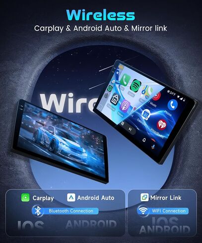 Rimoody 4+128G Android 15 Car Stereo for Honda Civic 2016-2021 with Wireless Carplay Android Auto, 9'' in-Cell Screen Head Unit with GPS/Bluetooth 5.0/FM RDS/EQ/Wi-Fi Mirror Link Backup Camera SWC in Saudi Arabia