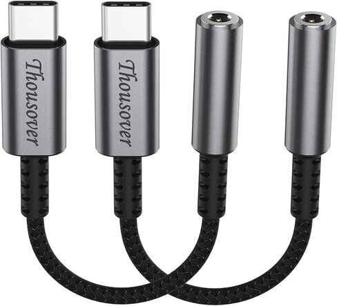 Thousover USB Type C to 3.5mm Female Headphone Jack Adapte in Kuwait
