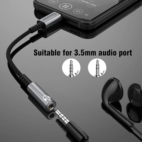 Thousover USB Type C to 3.5mm Female Headphone Jack Adapte in Kuwait