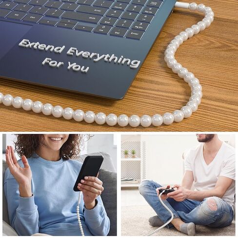 For USB Type C to Lightn-ing iPhone Charger Cord 60W Beaded Charger Cable in Kuwait