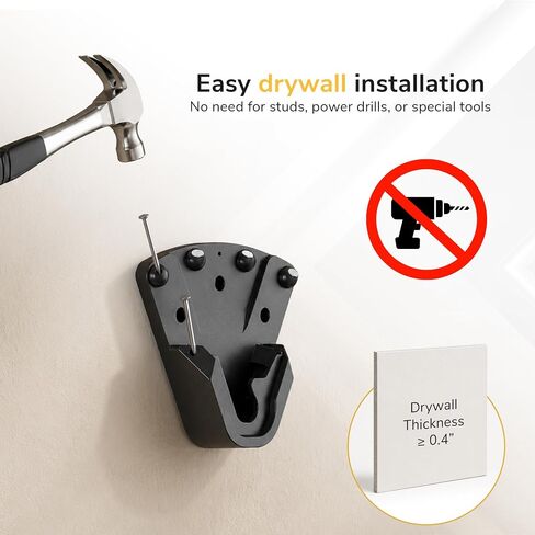 Mount-It! No Stud Studless TV Wall Mount for 32–100" TVs up to 165 lbs, No Drill Drywall Bracket, Universal VESA, Low Profile 0.94" in Kuwait