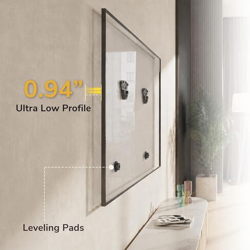 Mount-It! No Stud Studless TV Wall Mount for 32–100" TVs up to 165 lbs, No Drill Drywall Bracket, Universal VESA, Low Profile 0.94" in Kuwait