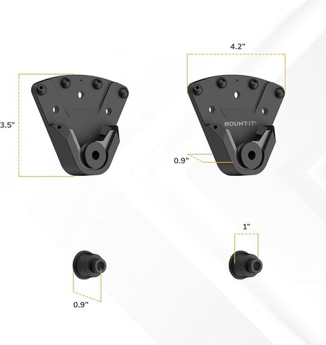 Mount-It! No Stud Studless TV Wall Mount for 32–100" TVs up to 165 lbs, No Drill Drywall Bracket, Universal VESA, Low Profile 0.94" in Kuwait