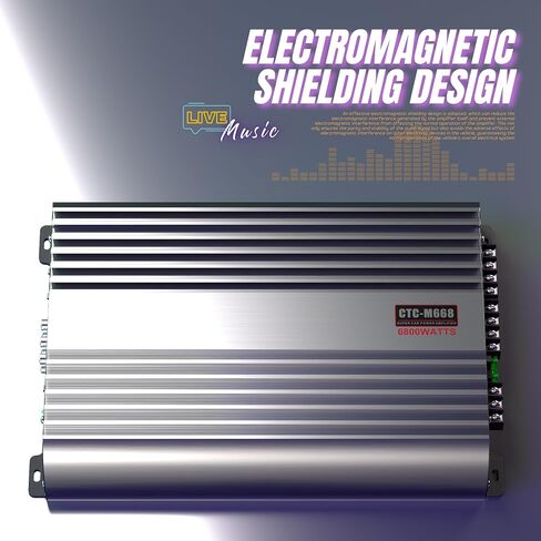 4 Channel Car Audio Amplifier Class A/B 3200W Bridgeable Car Stereo Amp in Kuwait