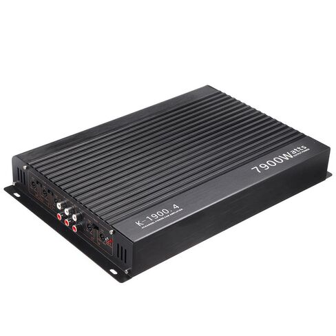 Shkalacar 4 Channel Car Stereo Amplifier - 7900W Car Amplifier Stereo Power Amp Audio High Power Amp. Four-Way 12.0V Car Stereo Power Amplifier Class A/B in Saudi Arabia