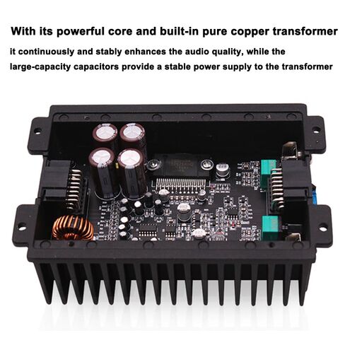 Shkalacar 4-Channel Car Amplifier 80Wx4 Digital Sound Processor DSP Car Audio Booster for Car Player System Car Audio Amplifier with Pure Copper Transformer Aluminum Alloy Body in Saudi Arabia